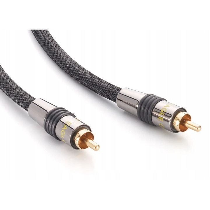 Digitális koaxiális kábel, Eagle Cable, 1.5m, fekete, RCA-RCA