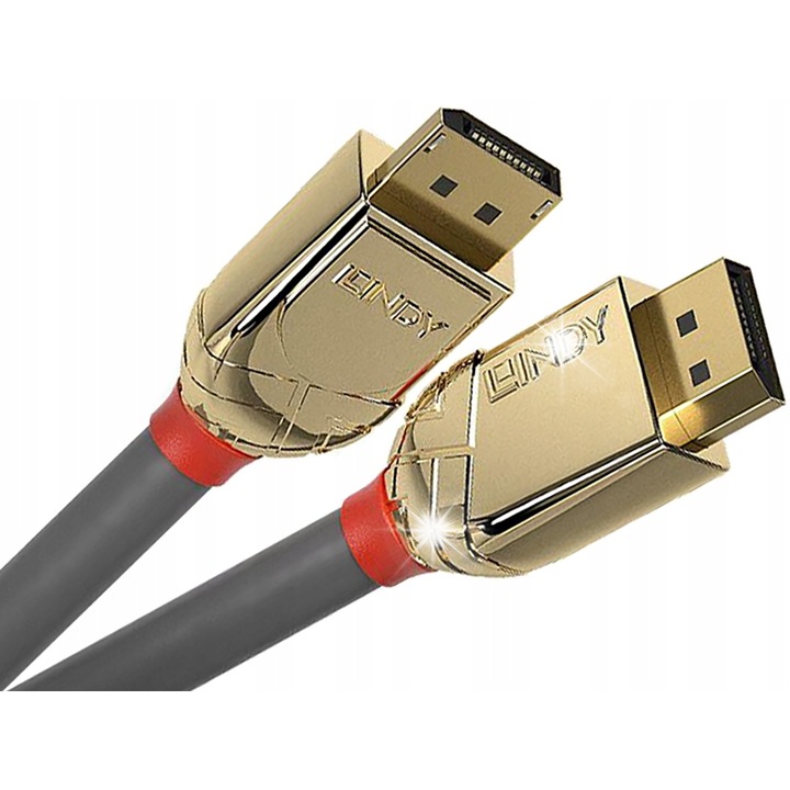 Lindy DisplayPort 1.4 kábel, 2m, 8K, 32.4Gbit/s