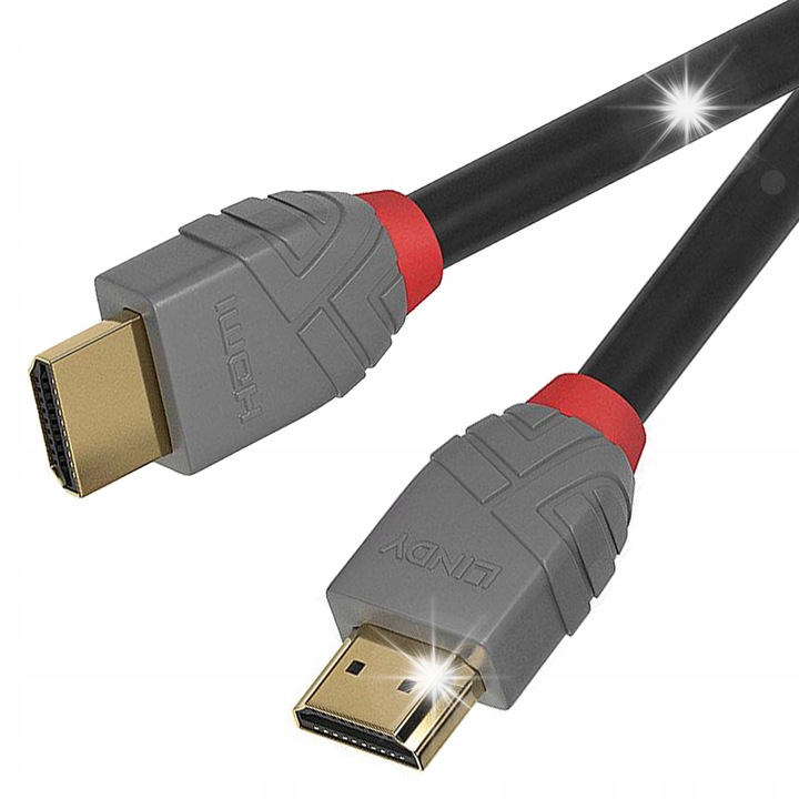 Cabluri HDMI 2.1 Lindy Anthra Line 36951, 0.5m, 48Gbps, 8K, eARC