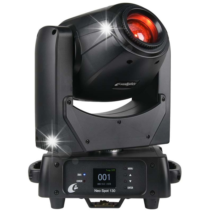 Glowica Ruchoma Evolights NEO SPOT 130W, neagra, 130W, 12-17°