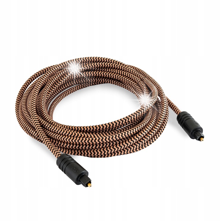 Оптичен кабел TosLink Proson Arctic 3m, оптично влакно, PVC, 1x1mm