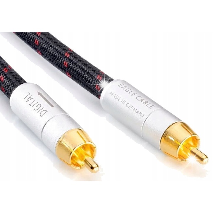 Коаксиален кабел, Eagle Cable, 1м, 75 ома, 8мм