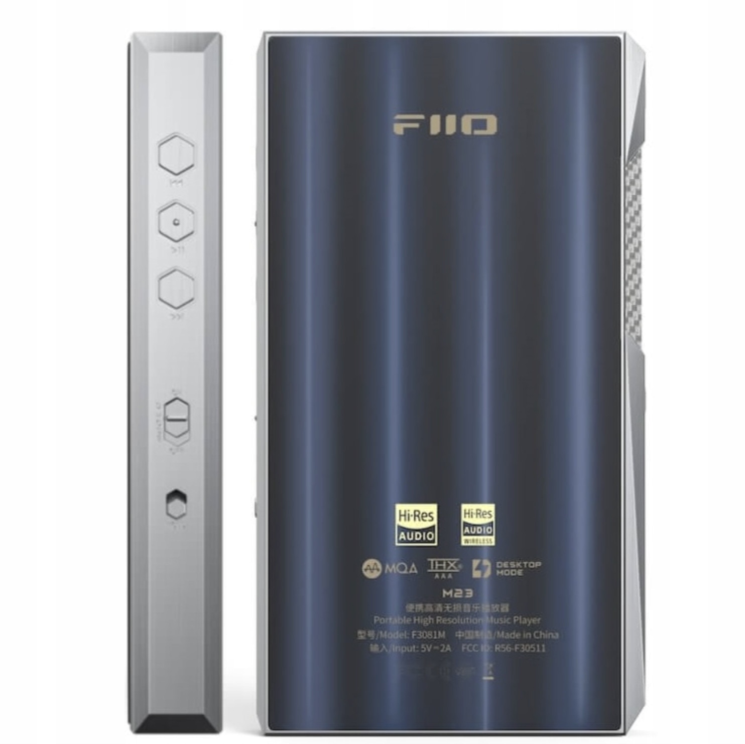 Player audio portabil FiiO M23, DAC AKM, Bluetooth 5.0, Wi-Fi