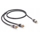 Cablul audio Eagle Deluxe II Jack-2xRCA, 1.6m, cu miez din cupru OFC, izolatie PVC, conectori auriti