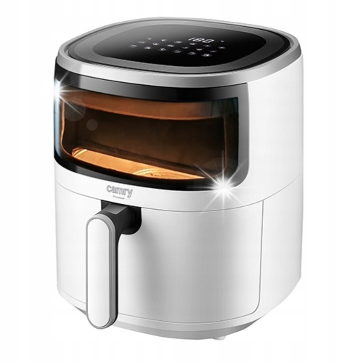 Camry forrólevegős fritőz, 5 liter, 2000W, fehér, konvekciós technológia