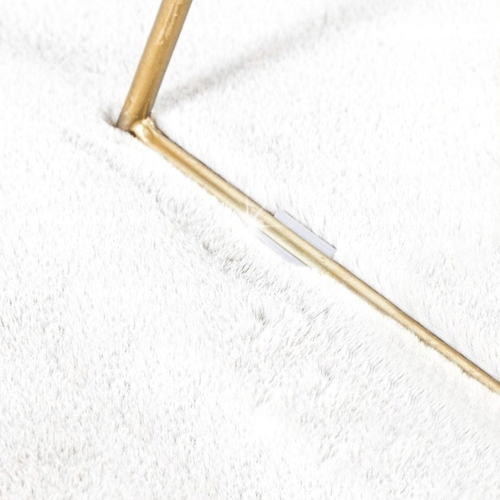 Килим шаги Rabbit, Strado, бял, 160x220см, антиалергичен, мек