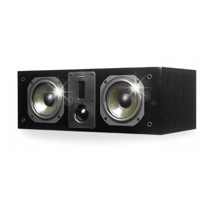 Boxa centrala Dynavoice Definition DC-5, 2 x 5.25 inch Kevlar, ribbon + soft dome, 92 dB, 125 W RMS, 8 Ω, alb, 500 x 185 x 300 mm
