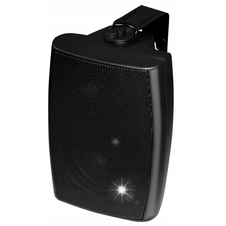 Boxa de instalare pe perete NSP NY-313-Black, 100V, 40 W, 6,5" + driver, 60 Hz–20 kHz, sensibilitate 92 dB, plastic, negru, 213 x 193 x 337 mm