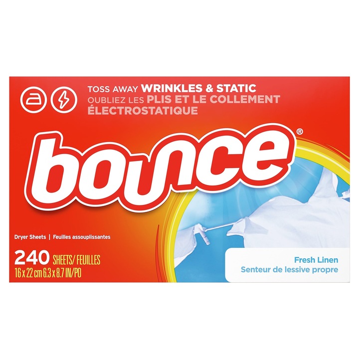 Bounce öblítő Fresh Laundry illattal, 240 darab