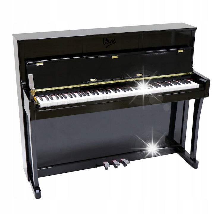 Pian digital V-Tone BL-980 BK, 88 clape, 3 pedale, negru, 140x52x115cm