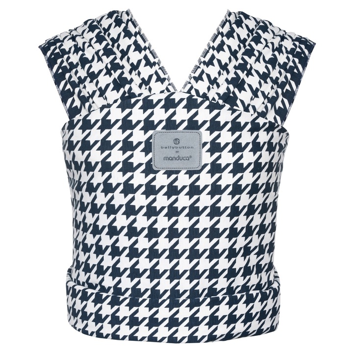 Marsupiu Manduca Pepita, alb-albastru, 3,5-15 kg, set pentru nou-nascuti