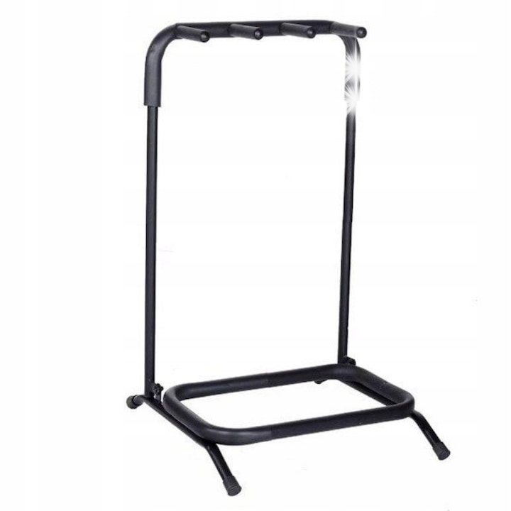Стойка за 3 китари, Roxtone GS022, стабилна, стоманена, 72.5x48см, черна