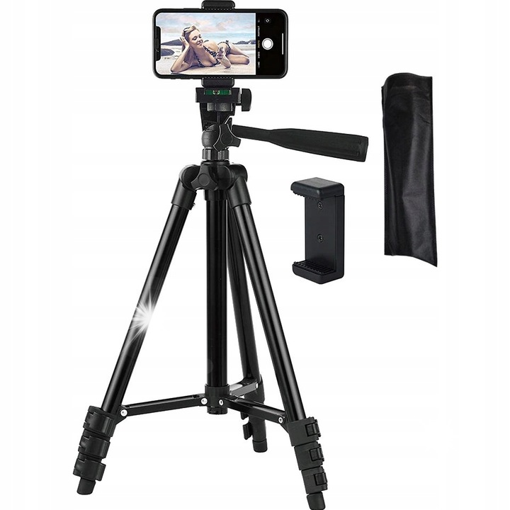 Trepied Mozos SF-Entry, 360° rotire, inaltime maxima 103cm, negru