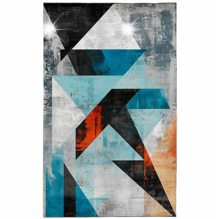 Covor Strado Novo, 120x170cm, antiderapant, multicolor, design modern