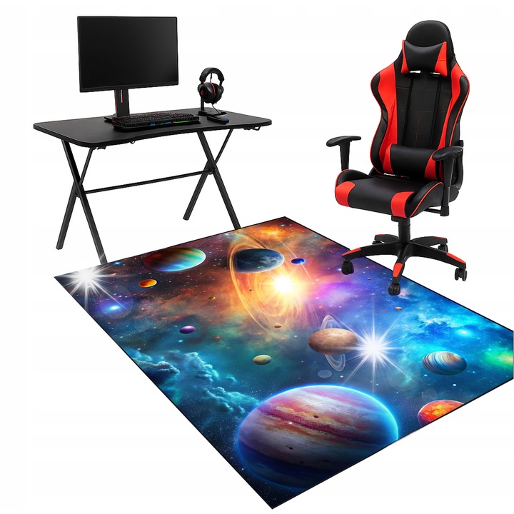 Covor Strado, 100x150 cm, design modern, antiderapant, pentru camera tineret