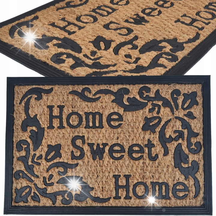Bejárati szőnyeg, Przydasie.pl, 40x60cm, kókuszrost, csúszásmentes