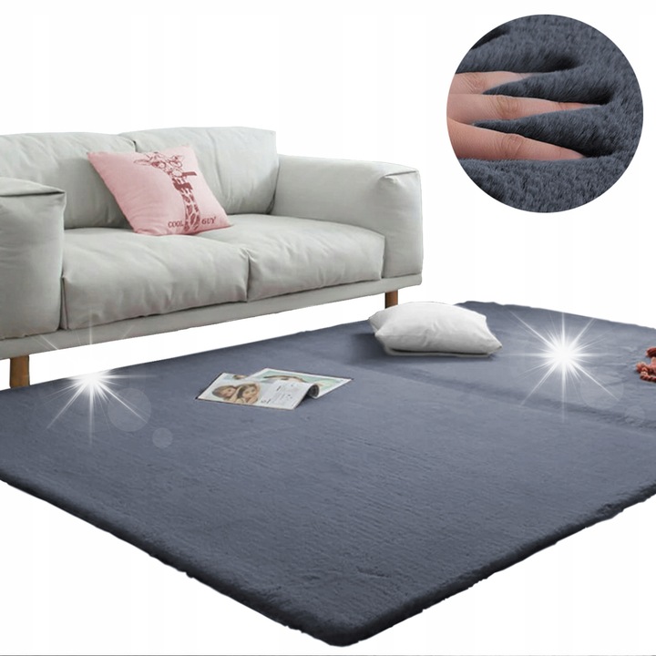 Килим shaggy Rabbit, 200x300 см, многоцветен, антиалергичен