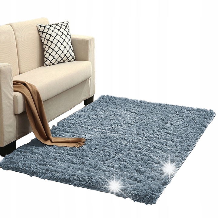 Covor Shaggy Strado 120x170cm SilverSzőrös, sűrű, puha, beltéri