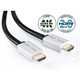 Kabel HDMI 2.0 Eagle Cable Deluxe, 10m, 4K UHD, negru