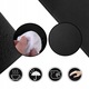 Mata pentru mouse Strado, 90x45cm, neagra, design modern, impermeabila