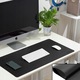 Mata pentru mouse Strado, 90x45cm, neagra, design modern, impermeabila