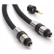 Cabluri optice, Eagle, Deluxe II, 5m, negru, include adaptor jack