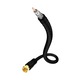 Cabluri antena F-Plug Eagle Cable, 1,6m, 75 Ohm, 100 dB, negru