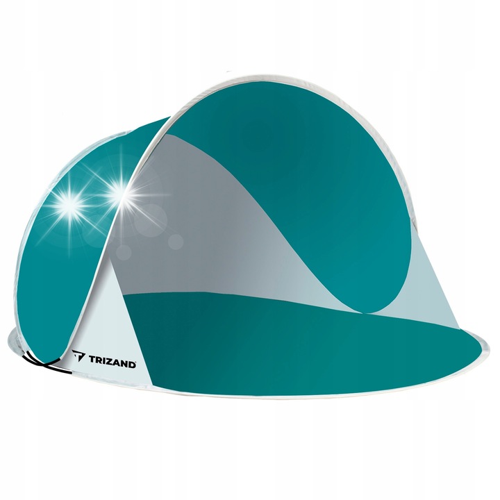 Cort de plaja Trizand, 190x86x120cm, protectie UV, usor de transportat