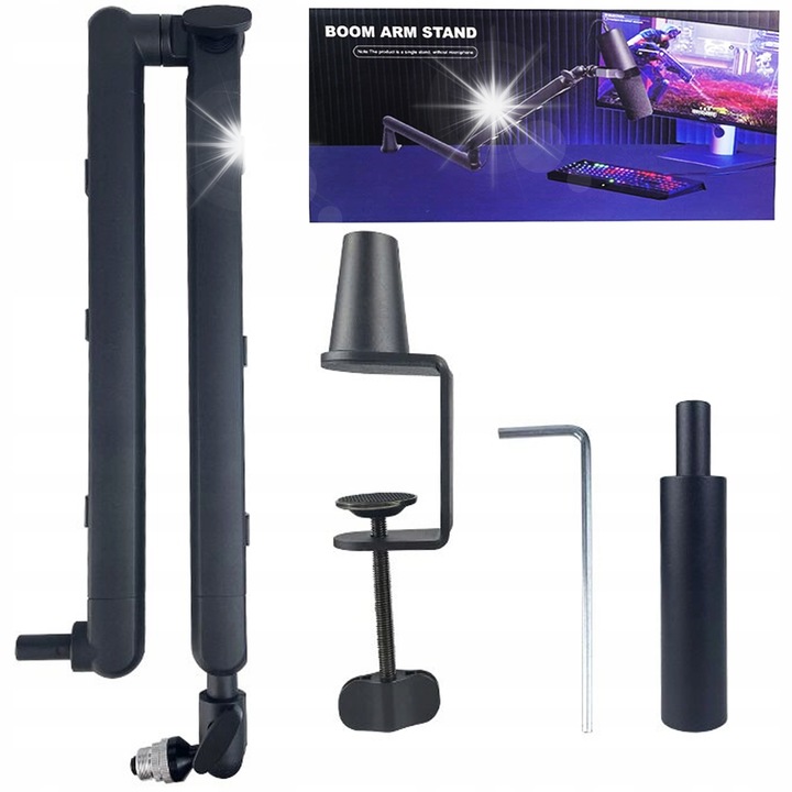 Stativ microfon, DNA TMS PRO 2, negru, maxim 2 kg, inaltime 75 cm, reglabil