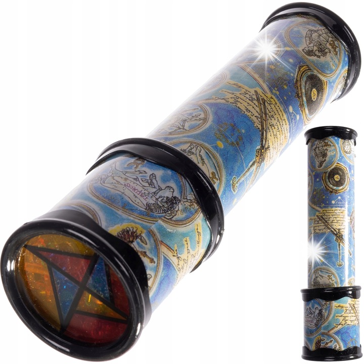 Kaleidoscop Kruzzel, multicolor, 20x5,5cm, jucarie educativa