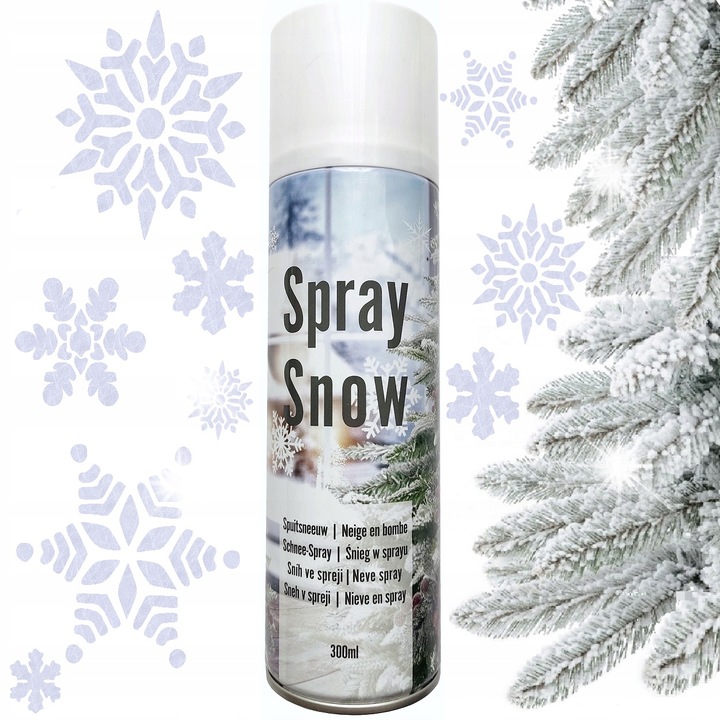 Zapada artificiala in spray, Zd trading, 300ml, pentru decorare, aplicare usoara