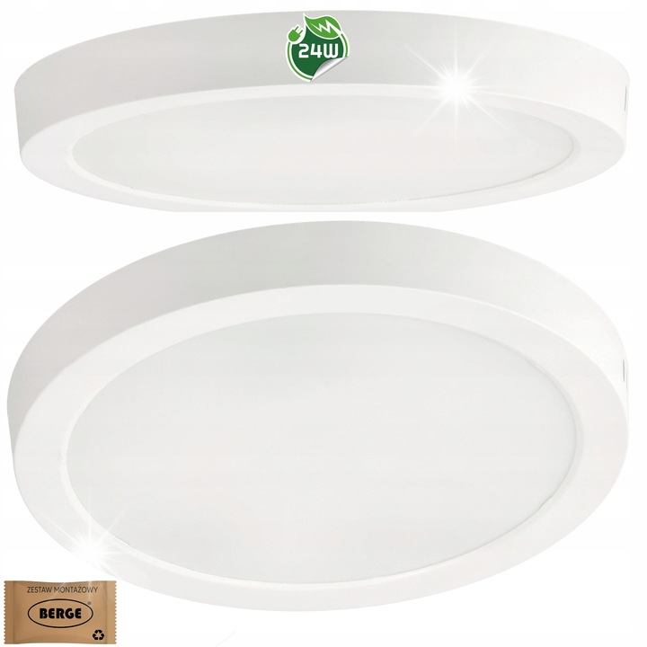 Plafon LED Berge 24W 2640lm 4000K Fehér 28,6x3,2cm