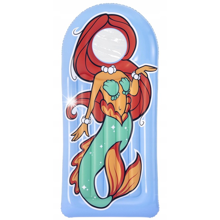 Надуваем дюшек Bestway Face Flip, забавен дизайн, 188x89см