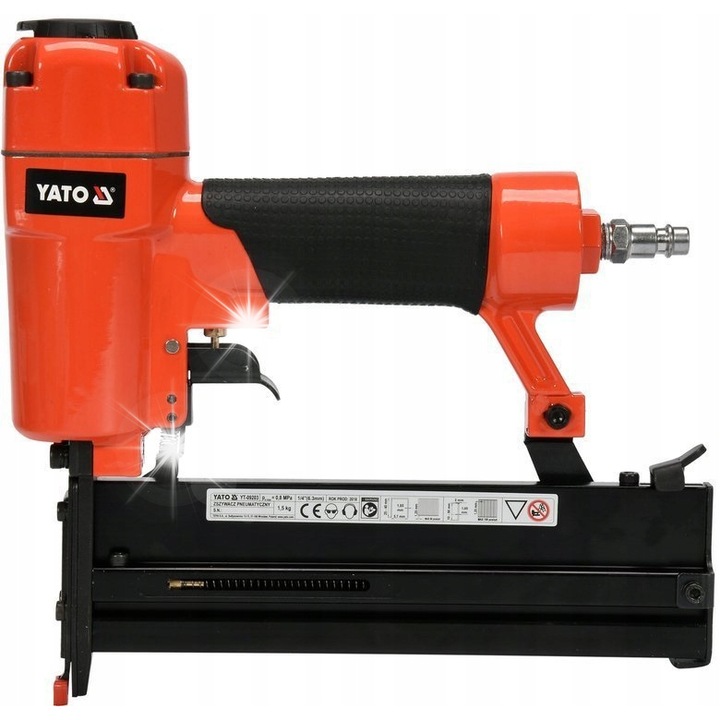 Capsator pneumatic YATO, 25-40mm si 10-50mm, aluminiu, 80 capse, 100 cuie