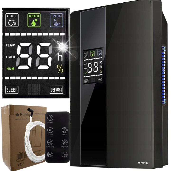 Párátlanító Ruhhy, 21847-es modell, fehér, 30x45x22cm