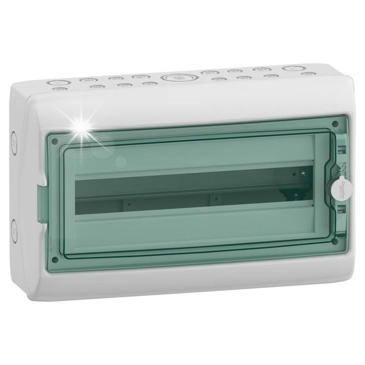 Carcasa montata la suprafata Mureva, 18 module, IP65, transparenta, 448x280x160mm