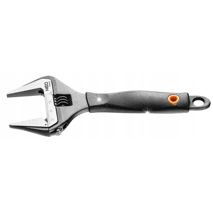 Cheie reglabila NEO, 250mm, 0-50mm, crom-vanadiu, maner TPR