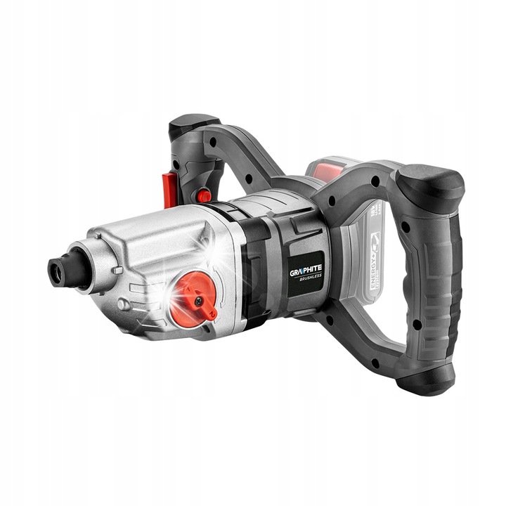 GRAPHITE Energy+ 18V elektromos keverő, 650 min-1, 29,50x19,80x39,50cm, akkumulátor nélkül