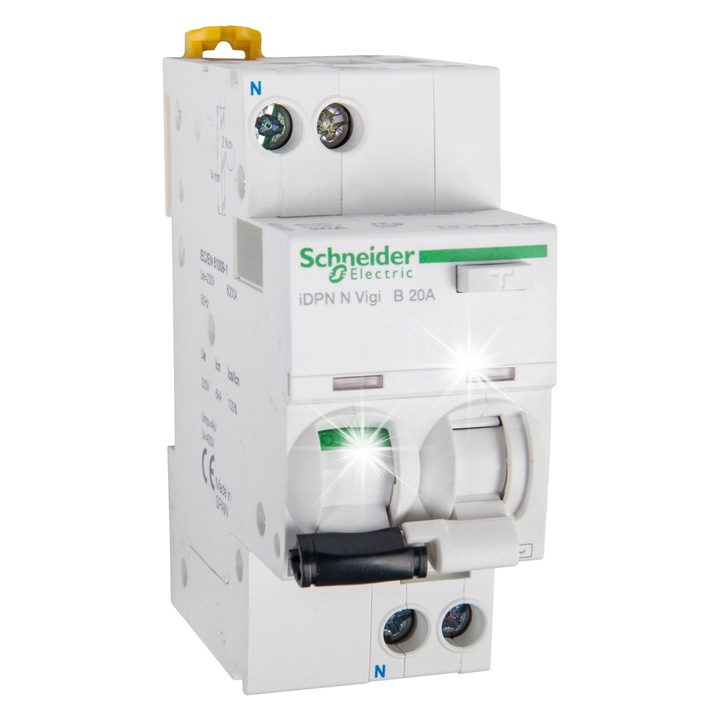 Siguranta electrica Schneider Electric Acti9 iDPNNVigi-B20-30-AC, 1N, 20A, 30mA, 44mm