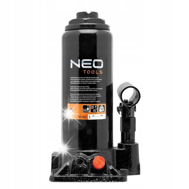 Elevator slupkowy NEO 3 t, 195-370 mm, 3.1 kg, 11.5x21x11 cm