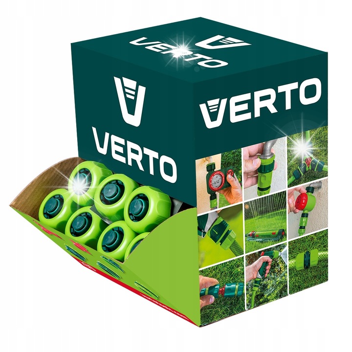 Conector STOP 3/4", Verto, set 30 bucati, material plastic, antiderapant