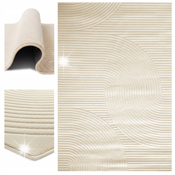 Килим Strado 120x170cm джапанди модерен, тежък, дебел, многоцветен