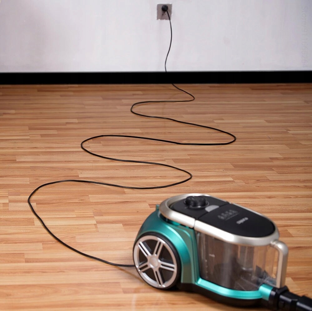 Aspirator Eureka Apollo 800W, 20000PA, negru-verde, recipient 2L