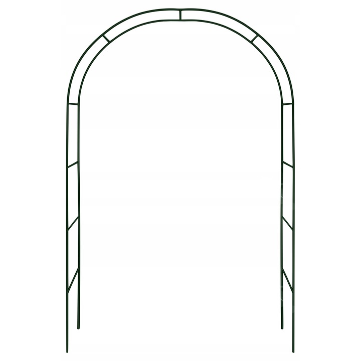 Pergola metalica, verde, 240x140x38cm, pentru plante cataratoare