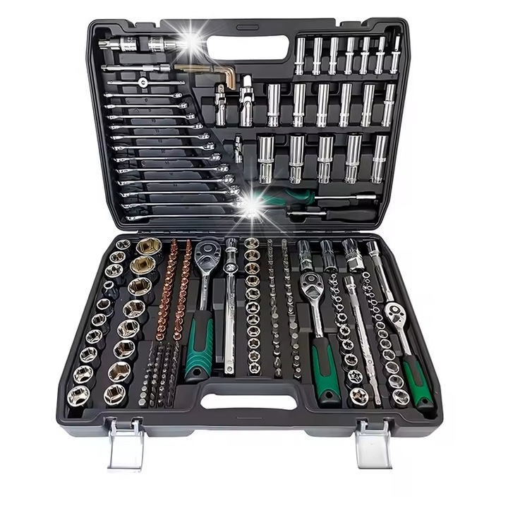 Set scule, Ineox, 216 elemente, 72 dinti, valiza