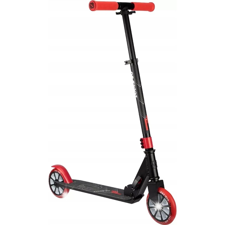 NIJDAM Dark Arrow összecsukható gyermek roller 145mm, alumínium, PU kerekek, 51x10,5cm