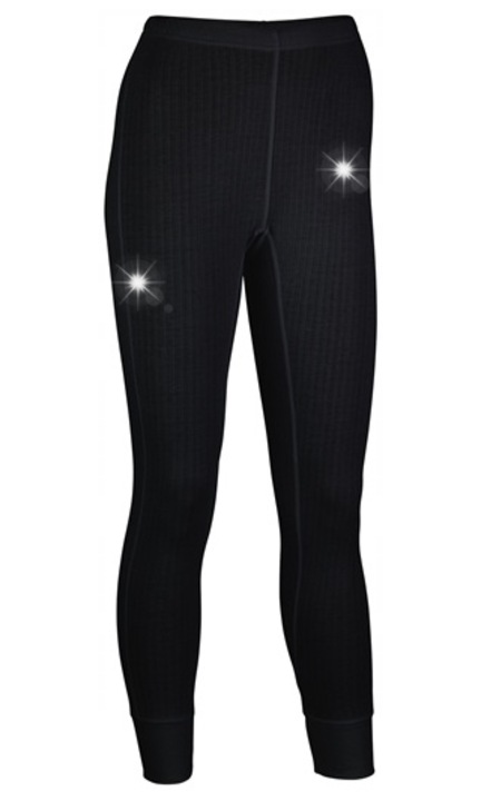 Термоактивни клинове Avento, черни, 50% полиестер / 50% вискоза, за жени, комплект от 2 броя