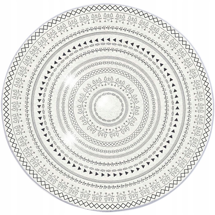 NOVO kerek szőnyeg 90cm, csúszásgátló, bársony anyag