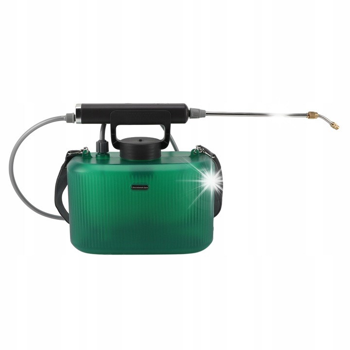 Opryskiwacz electric pentru gradina, 5L, 3 disuri incluse, lanca reglabila 30-60cm, acumulator 2.0 Ah