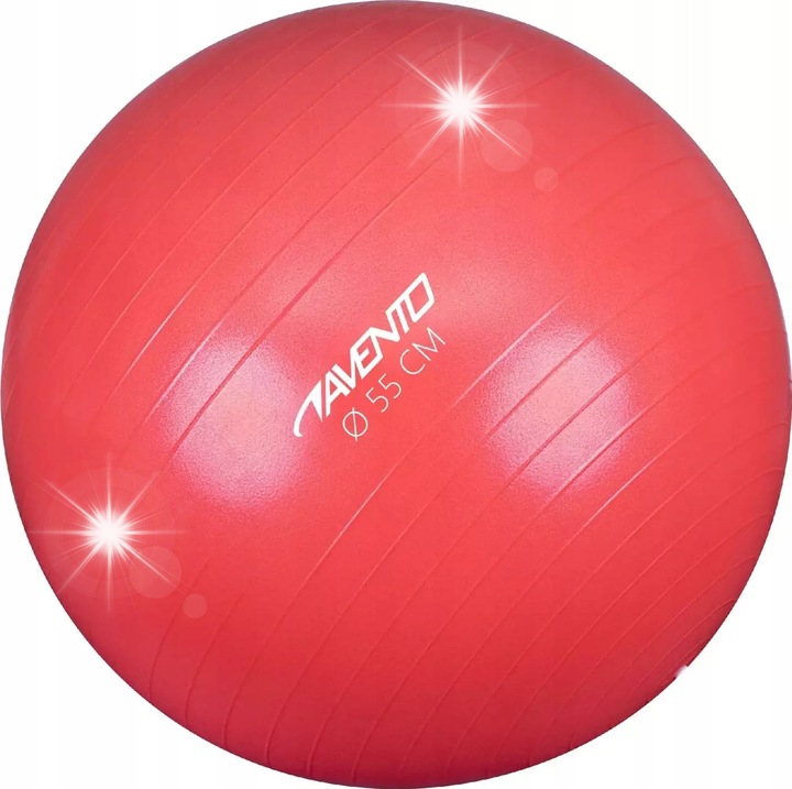 Minge fitness Avento 55cm, antistatica, anti-explozie, roz, unica